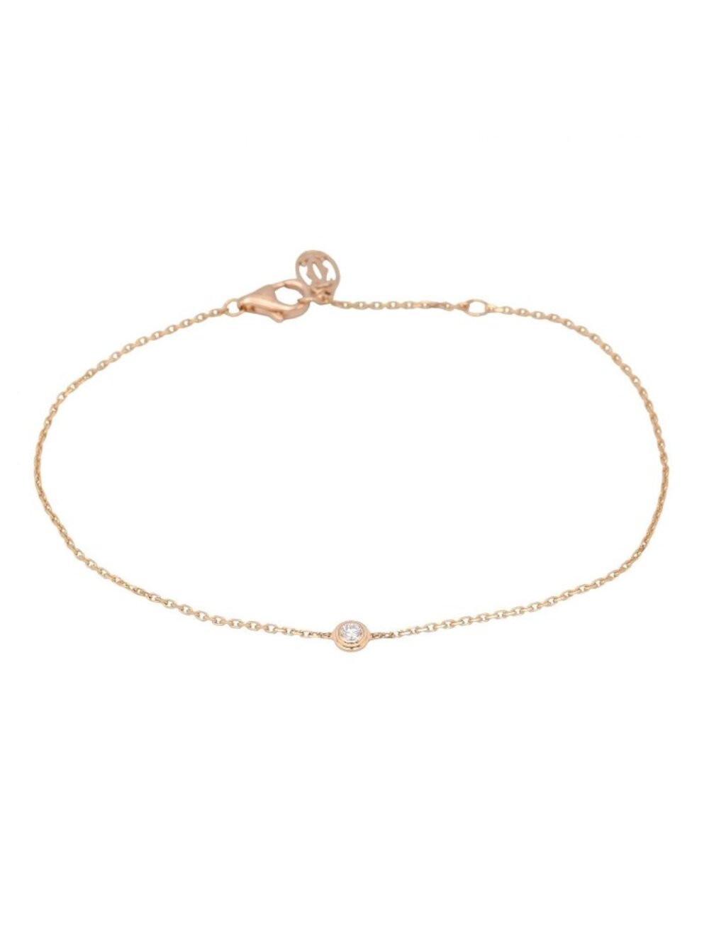 Cartier Bracelet Diamond Damour 16 18 18k Pink Gold